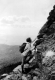 Hiker nearing the summit of Camel's Hump