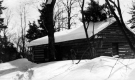Taylor Lodge covered in snow