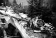 Wreckage of a B-24 bomber crash on Camel's Hump