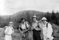 Four womem hiking