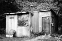 Camel Camp with stovepipe and window covering