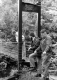 Three men at Clarendon Gorge Bridge
