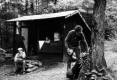 Four people at Parker Camp