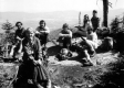 Group of hikers resting on the Long Trail