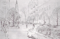 Church Street Mall Sketch