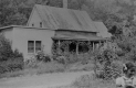 Young girl in front of Solomon Buel House 