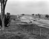 Early stages of interstate -89 construction through pasture