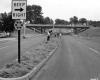 Finishing touches on a road under an overpass