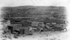 View of a town from above