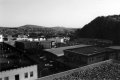 View looking down on a downtown area
