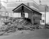 Demolition of the Miller Automotive Company's parts building
