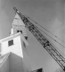 Construction of a church steeple