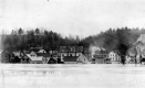 Flooded river, White River Junction, 1927 flood