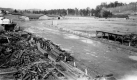 Construction along side the track at the fairgrounds