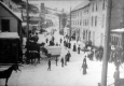 Winter Scene on Gates Street in White River Junction