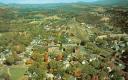 Aerial View of Vermont Town in Fall