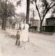 Woman and child on North Avenue