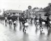 Bugle-Drum Corps Marching in Burlington