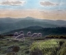 Sheep Grazing in Front of Camel's Hump
