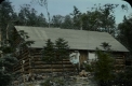 Three People in Front of Taft Lodge
