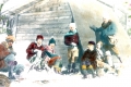 Snowshoers at Dunsmoor Lodge