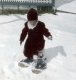 Three Year Old Snowshoeing