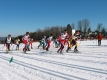 Start of Boys Cross-Country Ski Race in Putney