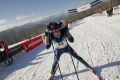 Cross-country Skier Resting After Grueling Race