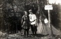 Two Women in Front of Tent