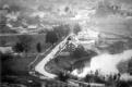 Bird's Eye View of Butler Street, Waterbury and the Pond