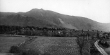 View of Mountain Ridge from Rural Community