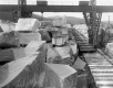 Crane and Block Pile