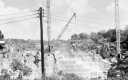 Utility Lines at a Marble Quarry