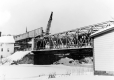 Building of Portland Street Overpass