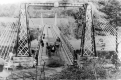 Carriages on Suspension Bridge