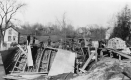 Construction on Solid-Spandrel Bridge
