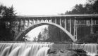 Bridge over Saxton River Falls