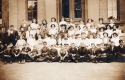 Class Photograph in Front of Graded School