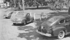 Cars Parked in front of Middlebury Commons