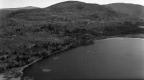 Ducks flying over Bristol Pond (Lake Winona)