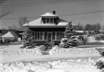 House on Mountain Street covered in snow
