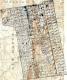 Topographical map overlain with map of human activity