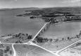 Aerial View of Champlain Bridge, looking towards Chimney Point