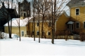 Yellow House and St. Mary's or Baptist Church