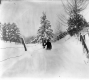 Boy Knee Deep in Snow