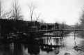 Wagon Crossing a Bridge