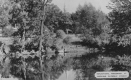 Water Reflection of Catholic Church in Vergennes