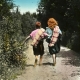 Brother and Sister hiking