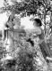 Von Trapp Girl by a Statue
