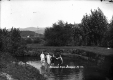 Swimmers in the Neshobe River
